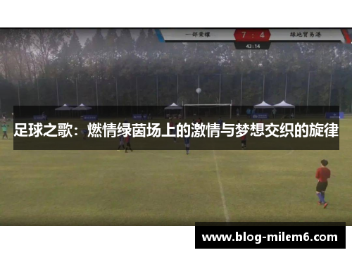 足球之歌：燃情绿茵场上的激情与梦想交织的旋律